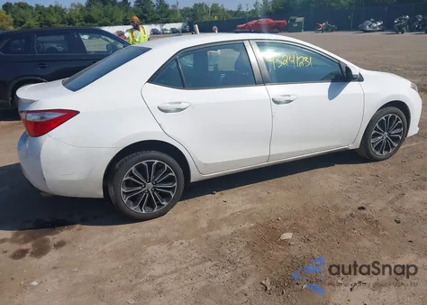 2016 Toyota Corolla S Plus z USA, uszkodzony, nr VIN 2T1BURHE3GC574917